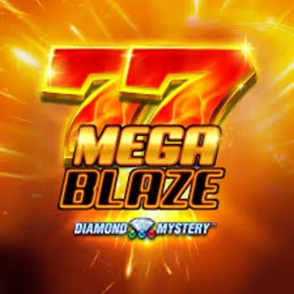 Diamond Mystery Mega Blaze by Greentube, showcased at slotobitcasino.pl – game logo
