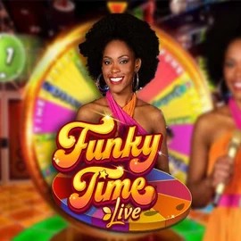 Funky Time game by Evolution – logo hosted on Slotobit Casino