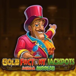 Play Gold Factory Jackpots Mega Moolah slot by Aurum Signature Studios on slotobitcasino.pl