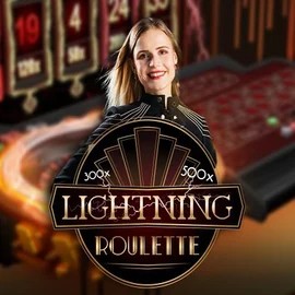 Lightning Roulette casino game by Evolution – featured logo at Slotobit Casino