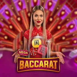 Mega Baccarat by Pragmatic Play, showcased at slotobitcasino.pl – game logo