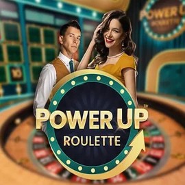 Official Live Casino logo: PowerUP Roulette by Pragmatic Play at Slotobit Casino