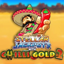 Official Jackpots logo: Stellar Jackpots with Chilli Gold x2 by Lightning Box Game at Slotobit Casino