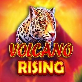 Volcano Rising logo by RubyPlay at Slotobit Casino